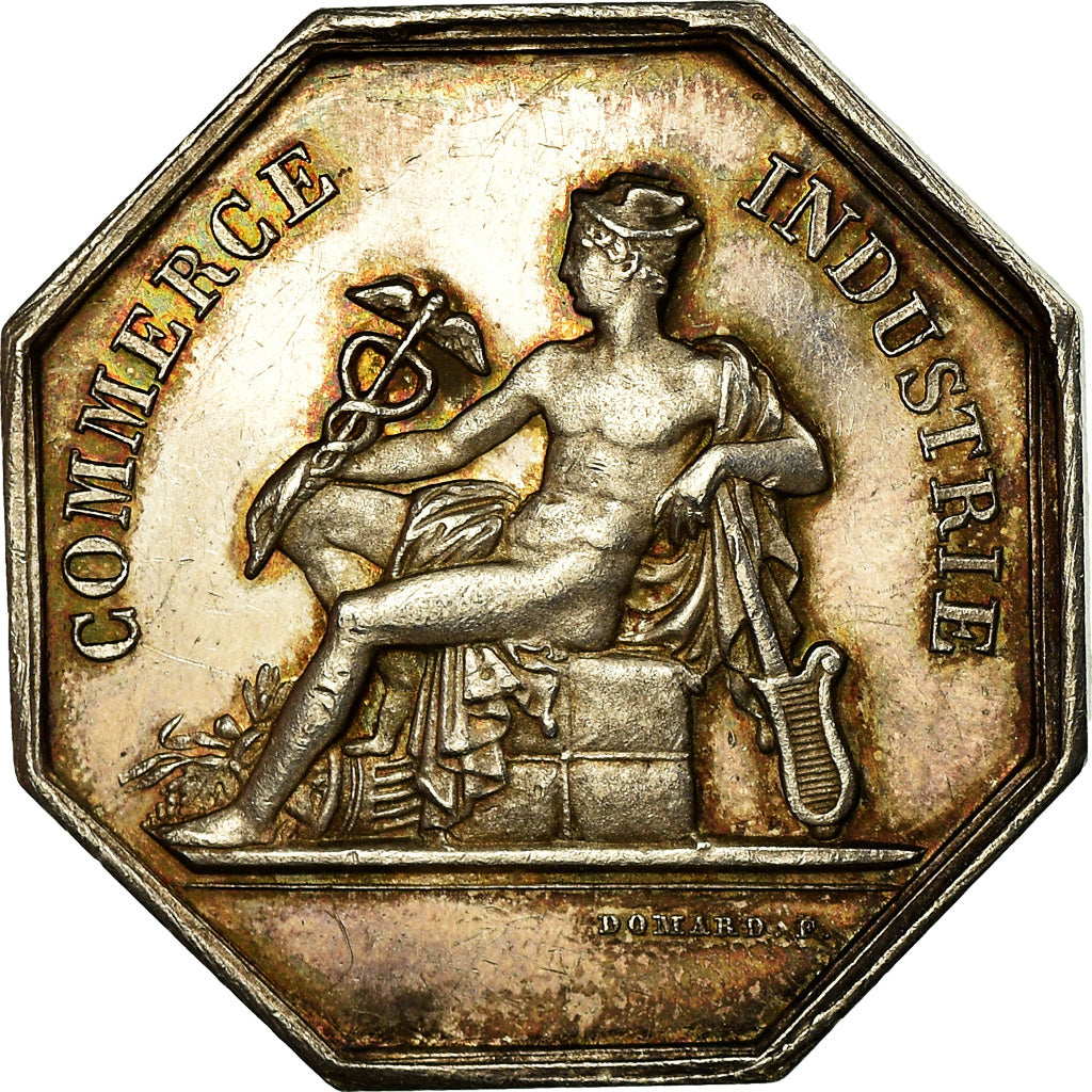 France, Token, Chambre de Commerce de Valenciennes, 1836, Domard, AU(55-58)