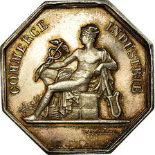 France, Token, Chambre de Commerce de Valenciennes, 1836, Domard, AU(55-58)