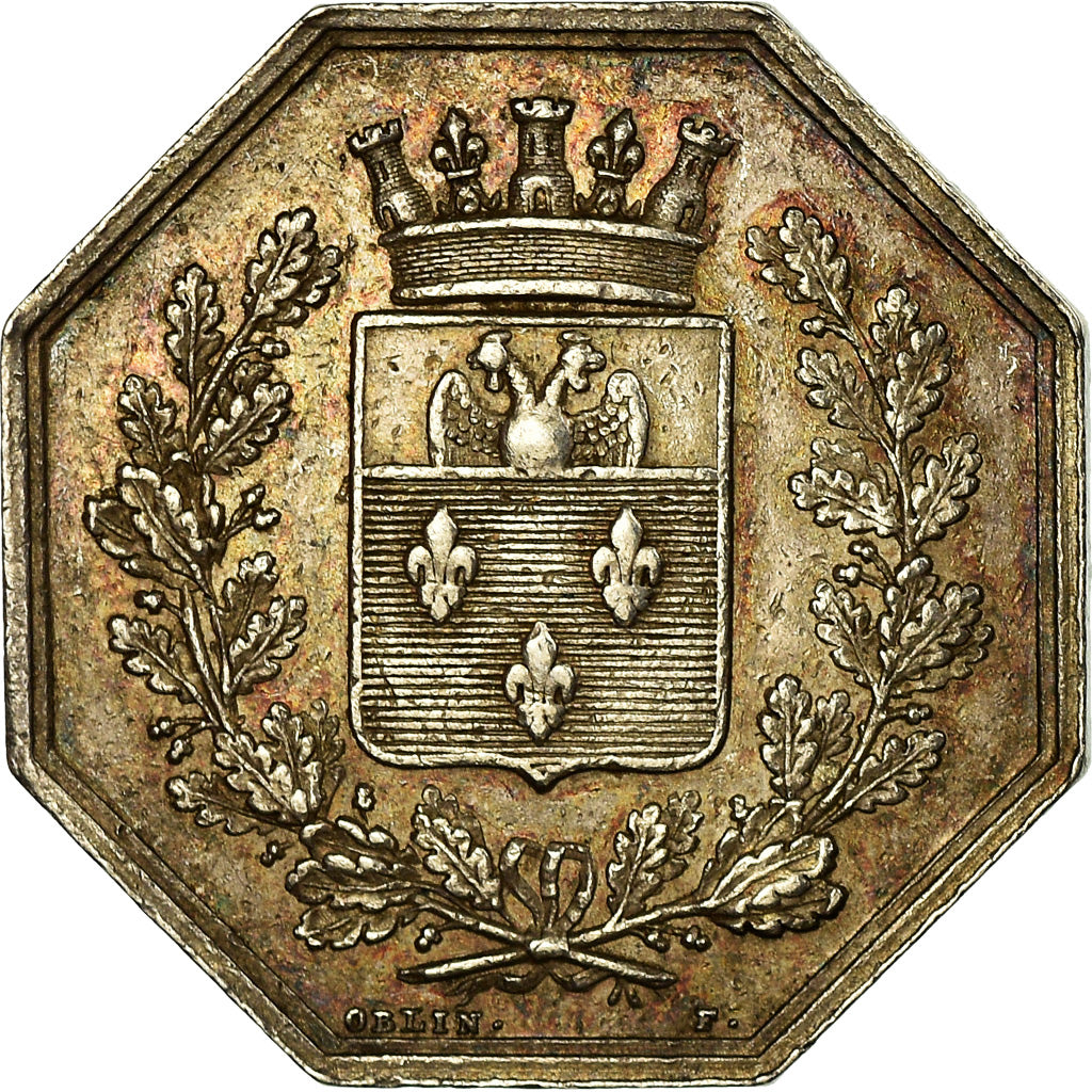 France, Medal, Ile-de-France, Villes et Noblesse, Versailles, Oblin, AU(55-58)