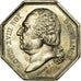 France, Token, Louis XVIII, Les Assurances Générale, Paris, 1818, Caqué
