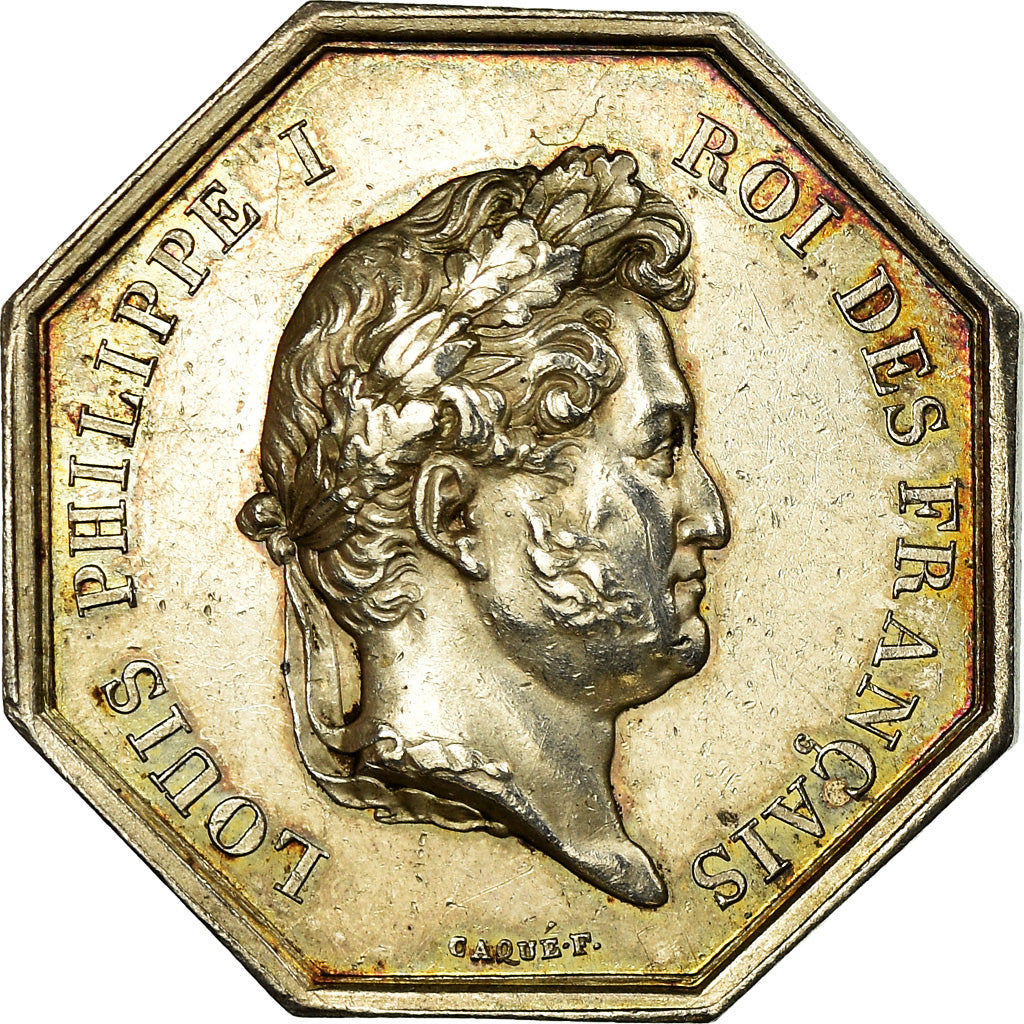 France, Token, Notaires de l'Arrondissement de Senlis, Oise, Louis Philippe I