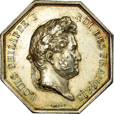 France, Token, Notaires de l'Arrondissement de Senlis, Oise, Louis Philippe I