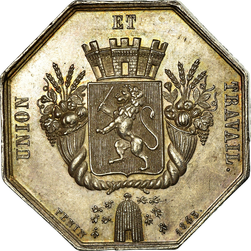 Frankreich, Token, Droit, Conseil des Prud'hommes de Lyon, 1843, Penin, VZ