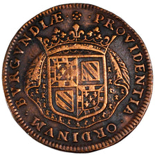 France, Royal, Token, 1676, VF(30-35), Copper, Feuardent #9811, 7.42