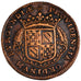 France, Royal, Token, 1676, VF(30-35), Copper, Feuardent #9811, 7.42