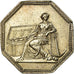 France, Token, Banques, Caisse d'Escompte, Galle, AU(50-53), Silver