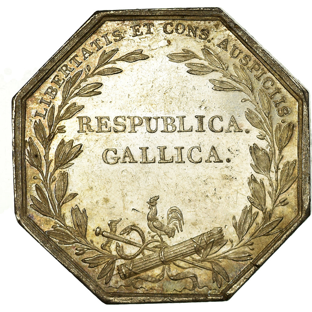 France, Token, Chambre de Commerce de Bordeaux, Tiolier, AU(55-58), Silver