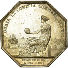 France, Token, Chambre de Commerce de Bordeaux, Tiolier, AU(55-58), Silver
