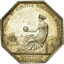 France, Token, Chambre de Commerce de Bordeaux, Tiolier, AU(55-58), Silver