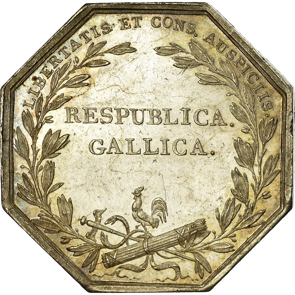 France, Token, Chambre de Commerce de Bordeaux, Tiolier, AU(55-58), Silver