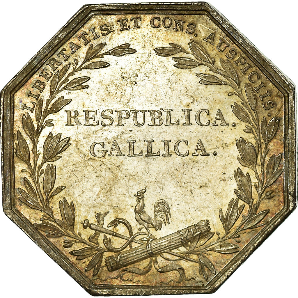 France, Token, Chambre de Commerce de Bordeaux, Tiolier, AU(50-53), Silver