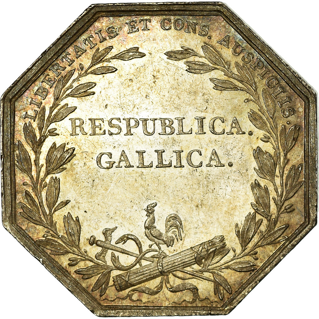 Francia, Token, Chambre de Commerce de Bordeaux, Tiolier, BB+, Argento