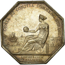 France, Token, Chambre de Commerce de Bordeaux, Tiolier, AU(50-53), Silver