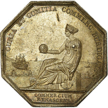 Frankreich, Token, Chambre de Commerce de Bordeaux, Tiolier, SS+, Silber