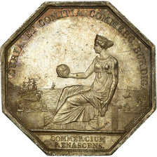 France, Token, Chambre de Commerce de Bordeaux, Tiolier, AU(50-53), Silver