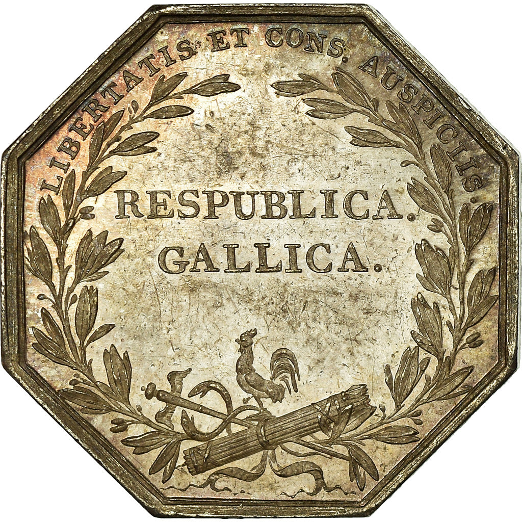 France, Token, Chambre de Commerce de Bordeaux, Tiolier, AU(50-53), Silver