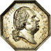 Francja, Token, Louis XVIII, Préfecture de Police, Galle, AU(55-58), Srebro