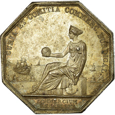 France, Token, Chambre de Commerce de Bordeaux, Tiolier, AU(50-53), Silver