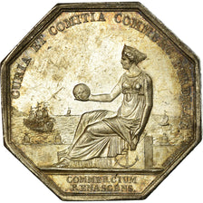 France, Token, Chambre de Commerce de Bordeaux, Tiolier, AU(55-58), Silver
