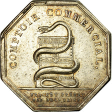 France, Token, Banques, Comptoir Commercial, 1802, AU(55-58), Silver