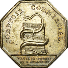 France, Token, Banques, Comptoir Commercial, 1802, AU(55-58), Silver