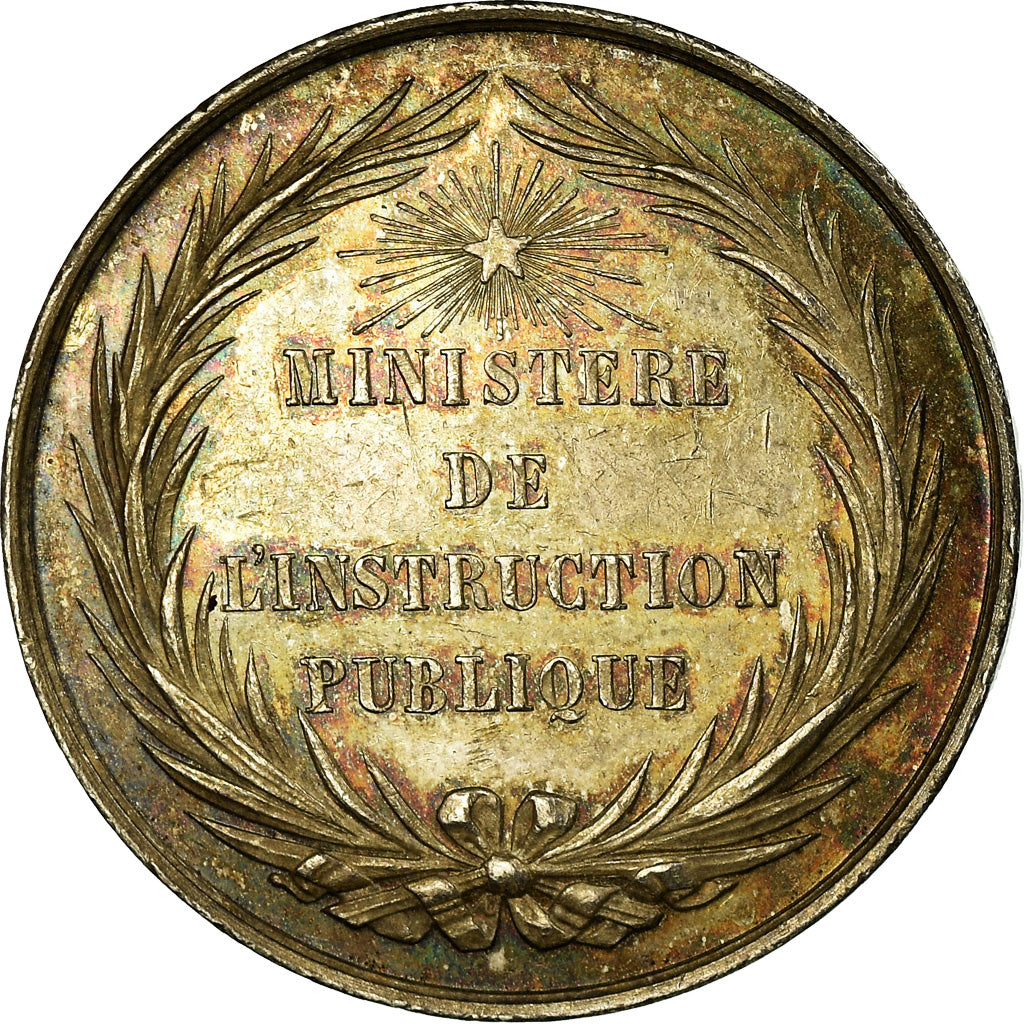 France, Token, Education, Bureau d'Administration des Lycées, AU(55-58), Silver