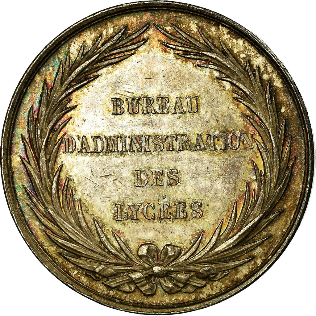 France, Token, Education, Bureau d'Administration des Lycées, AU(55-58), Silver
