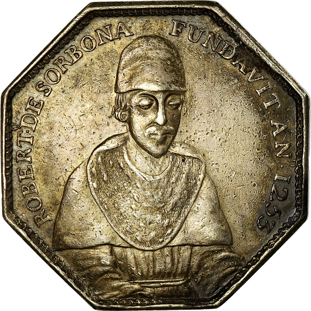 France, Jeton, Université de Paris, La Sorbonne, 1642, TTB+, Argent