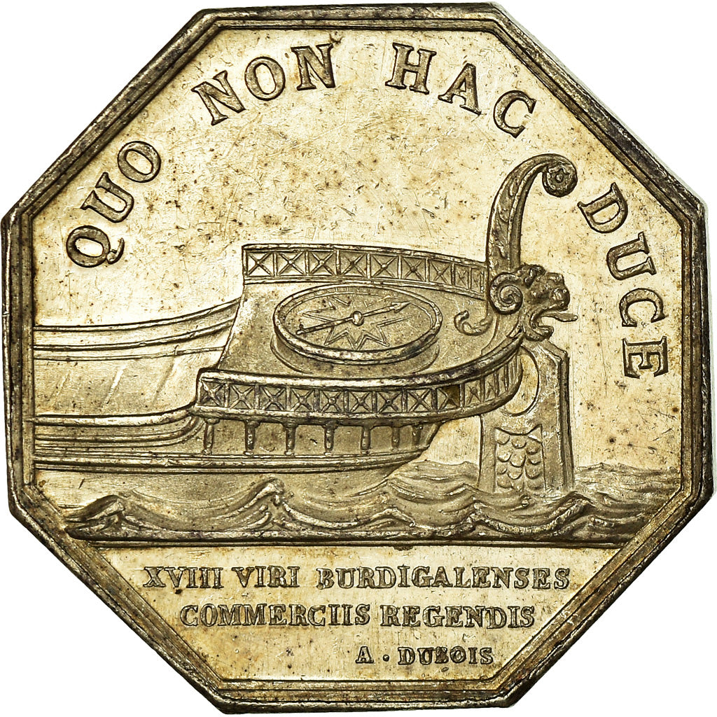 France, Jeton, Chambre de Commerce de Bordeaux, Domard F./A. Dubois, SUP, Argent