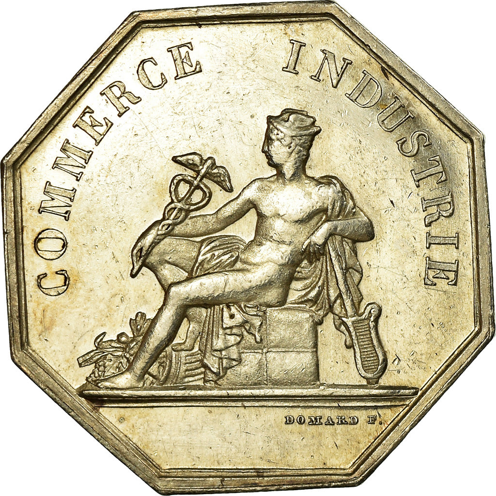 France, Jeton, Chambre de Commerce de Bordeaux, Domard F./A. Dubois, SUP, Argent