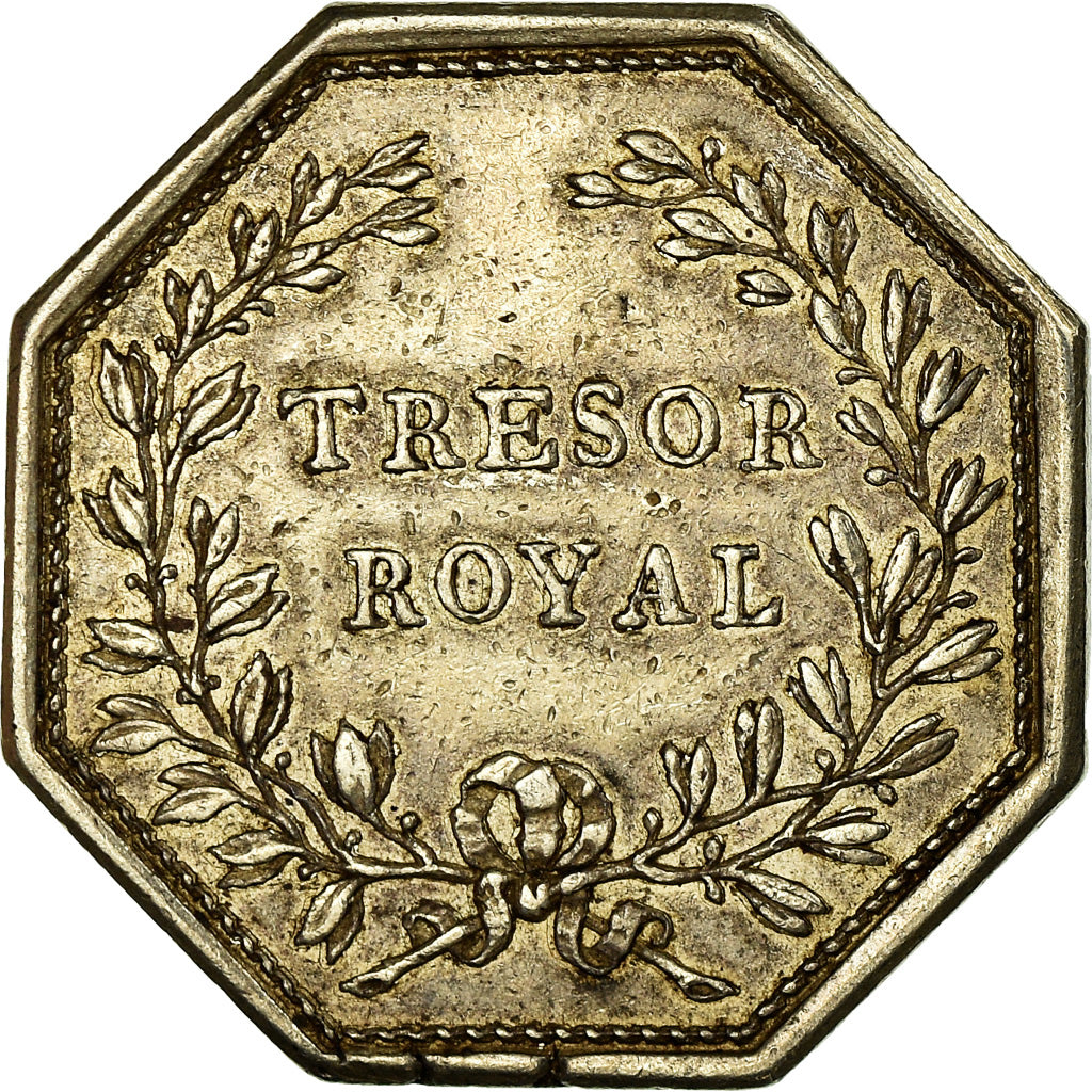 Frankrijk, Token, Trésor Royal, Louis XVI, Duvivier, ZF, Zilver