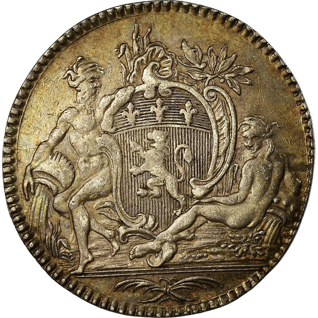 Frankreich, Token, Louis XV, Tir et Arquebuse, Chevaliers de l'Arquebuse