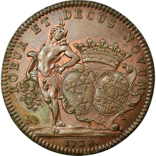 Francia, Token, Royal, 1728, BB+, Rame, Feuardent:9838