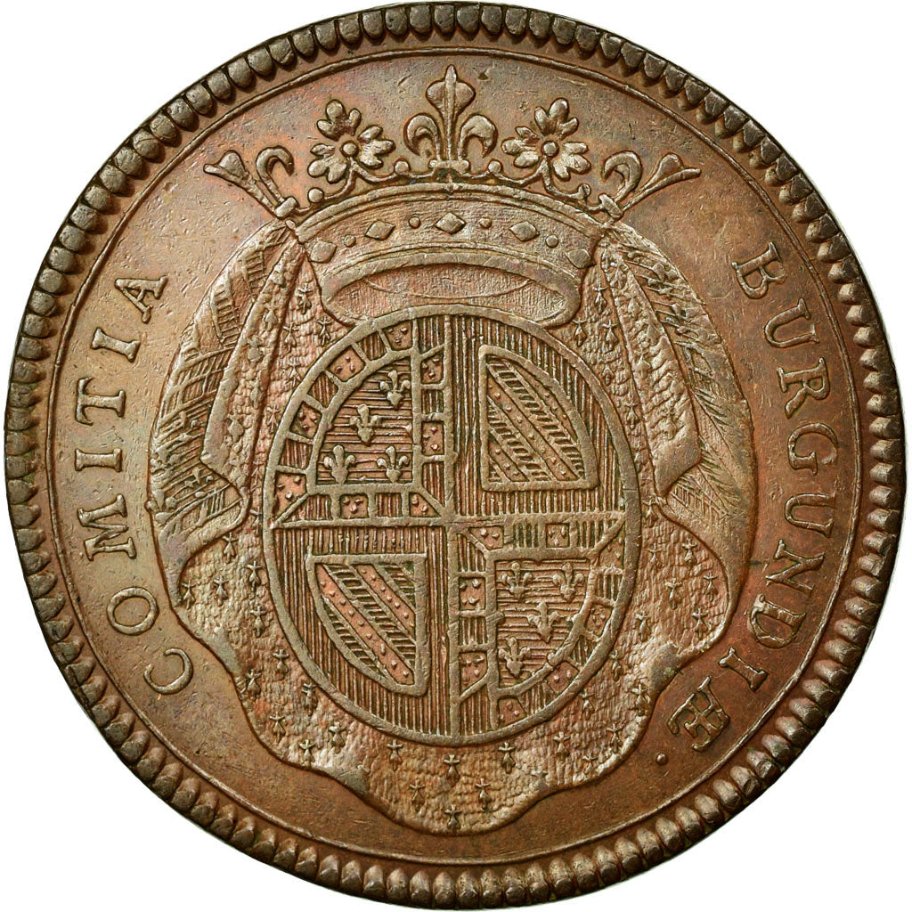 Francia, Token, Royal, 1728, BB+, Rame, Feuardent:9838