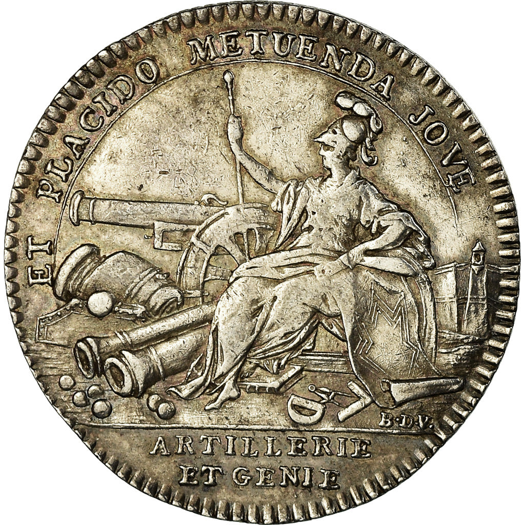 França, Token, Luís XV, Artillerie et Génie, História, Duvivier, AU(55-58)