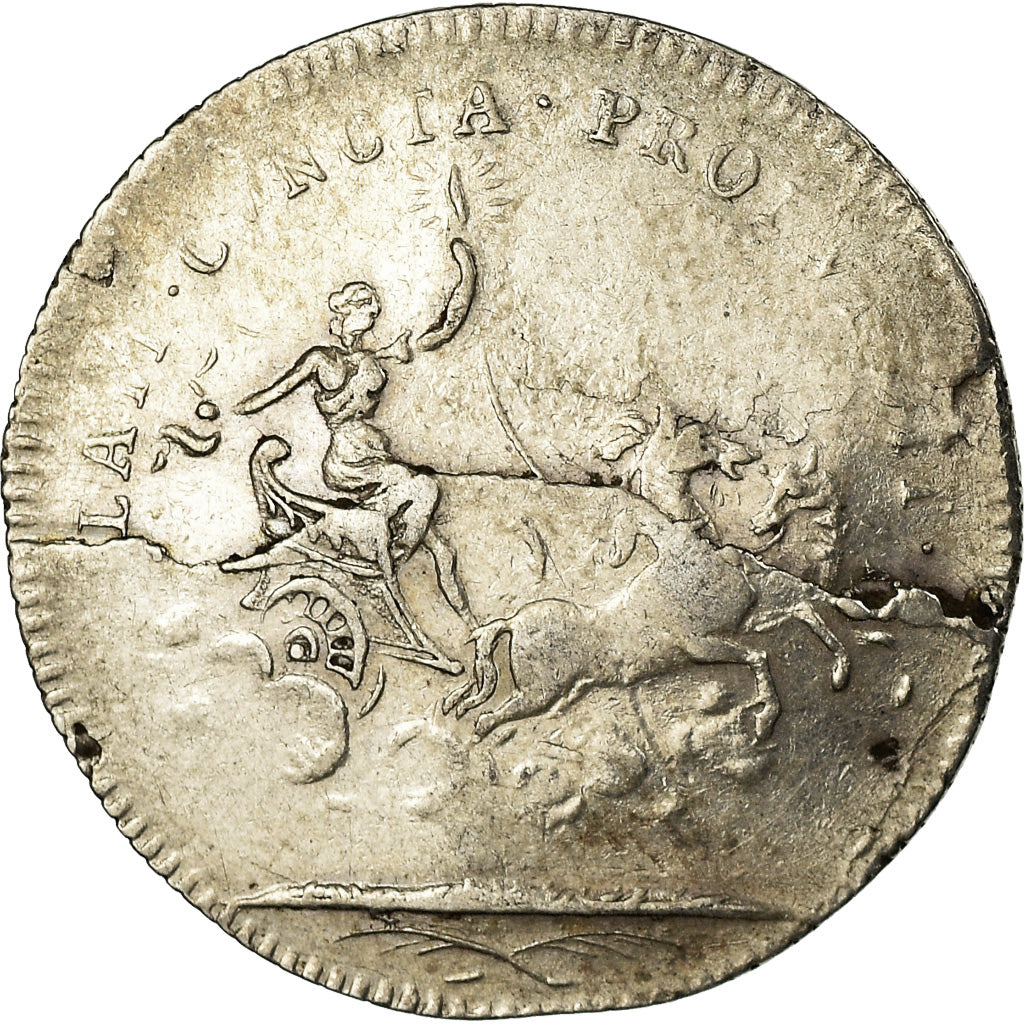 France, Token, Louis XV, Dit Le Bien Aimé, History, Duvivier, VF(30-35), Silver