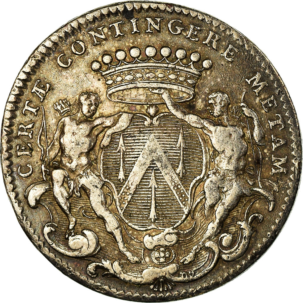 Frankrijk, Token, Louis XV, Maires de Dijon, Jean-Pierre Burteur, History, 1748