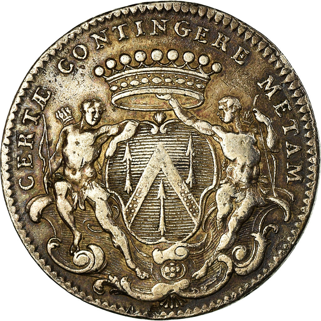 Frankrijk, Token, Louis XV, Maires de Dijon, Jean-Pierre Burteur, History, 1748
