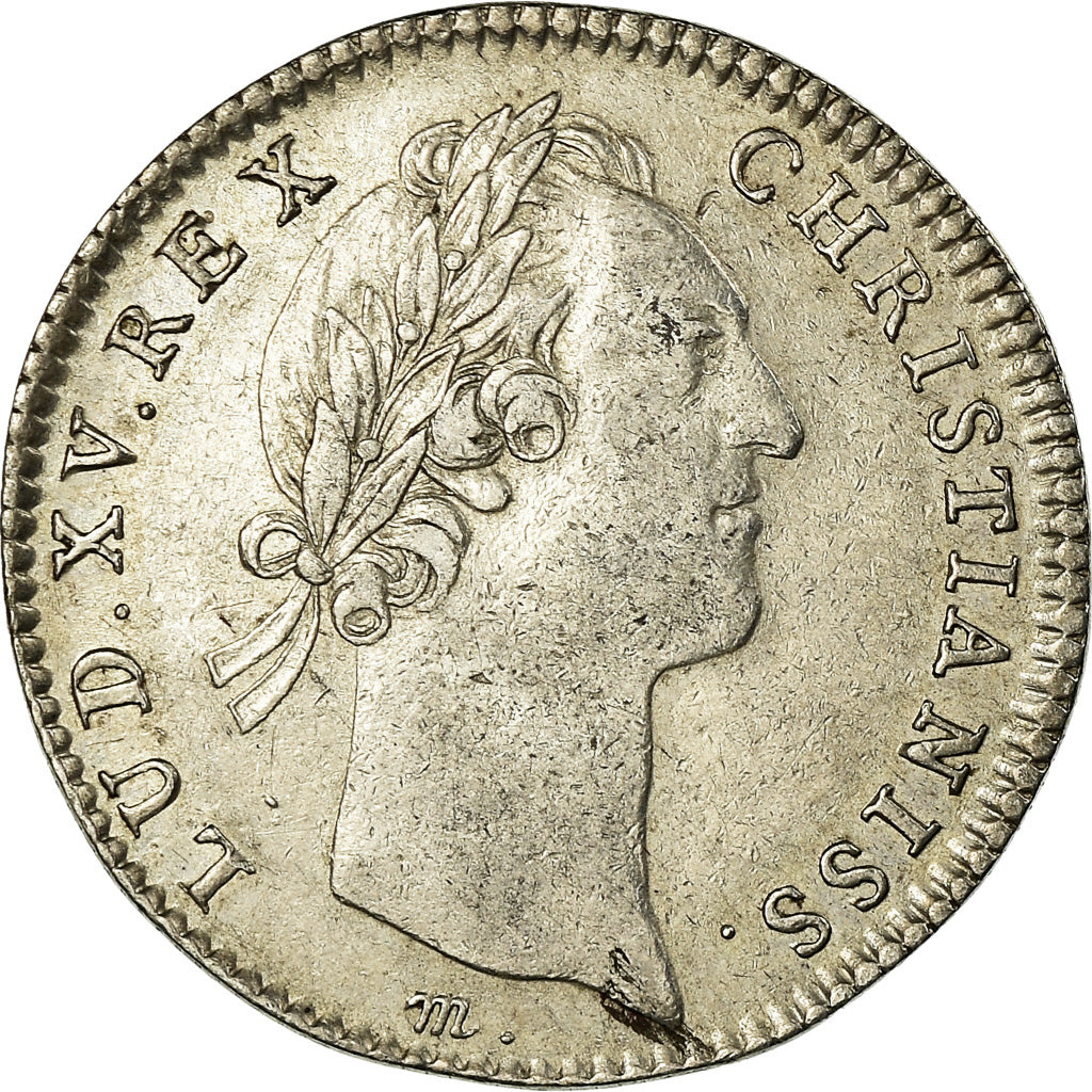 Frankrijk, Token, Louis XV, Trésor Royal, History, 1756, ZF+, Zilver