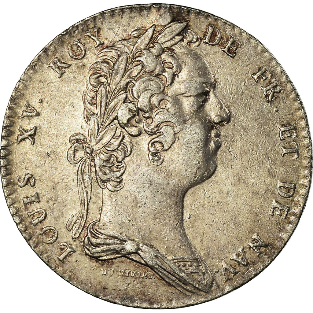 France, Token, Louis XV, Académie Française, History, ND (1732), AU(50-53)