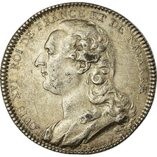 France, Jeton, Louis XVI, Académie Française, History, 1785, Droz, TTB+