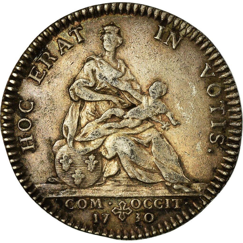 France, Token, Louis XV, Etats du Languedoc, Naissance du Dauphin, History