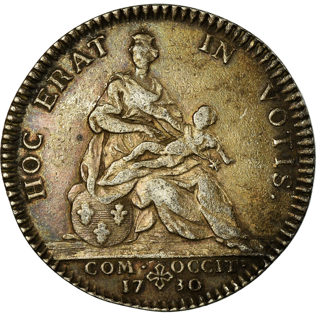 Francia, Token, Louis XV, Etats du Languedoc, Naissance du Dauphin, History