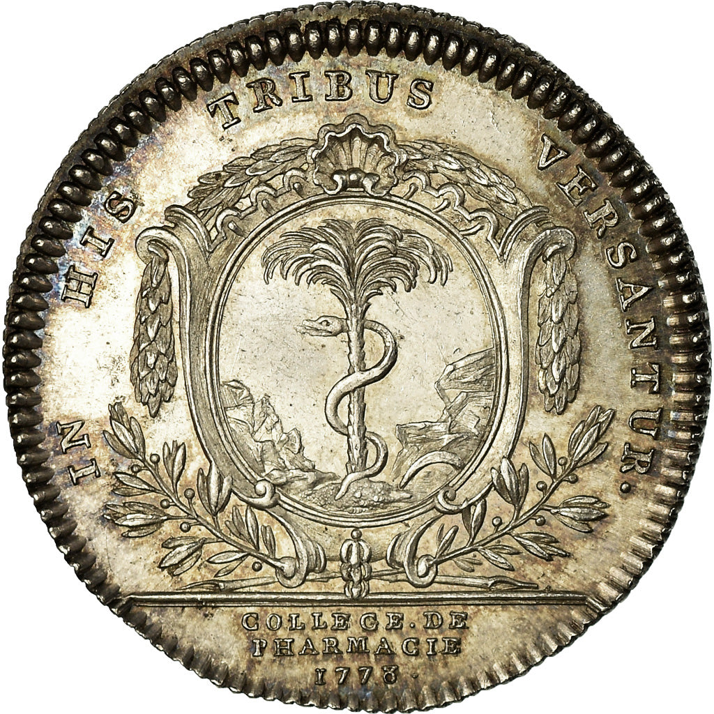 França, Token, Luís XVI, Corporations, Collège de Pharmacie, História, 1778