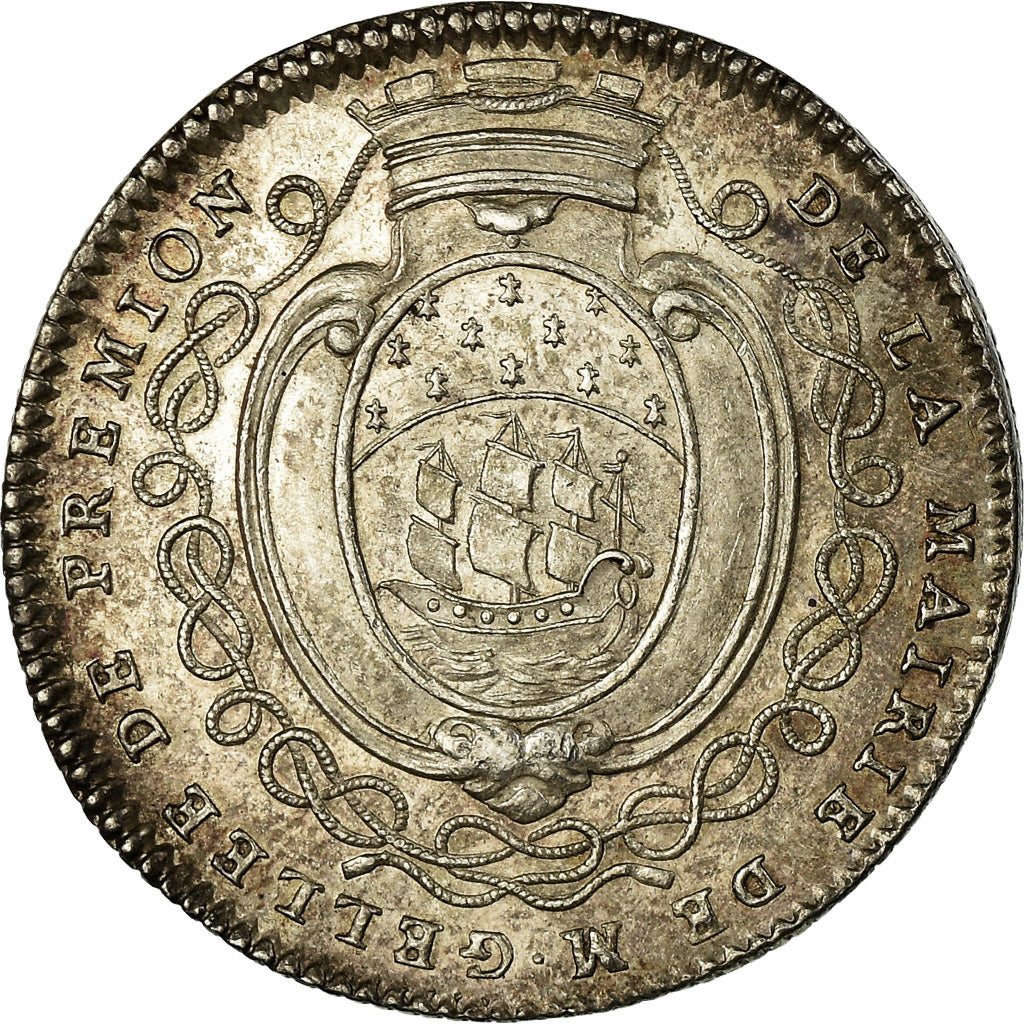 France, Token, Louis XV, Maires de Nantes, Jean-Baptiste Gellée de Prémion