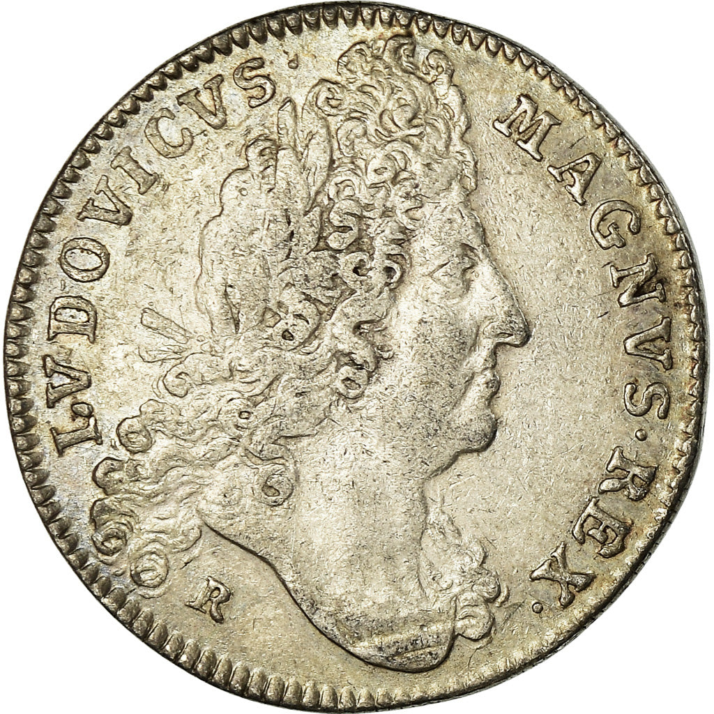 France, Token, Louis XIV, Bâtiments du Roi, History, 1698, EF(40-45), Silver