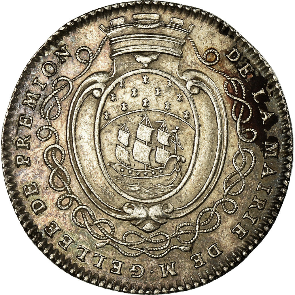 Frankrijk, Token, Louis XV, Maires de Nantes, Jean-Baptiste Gellée de Prémion