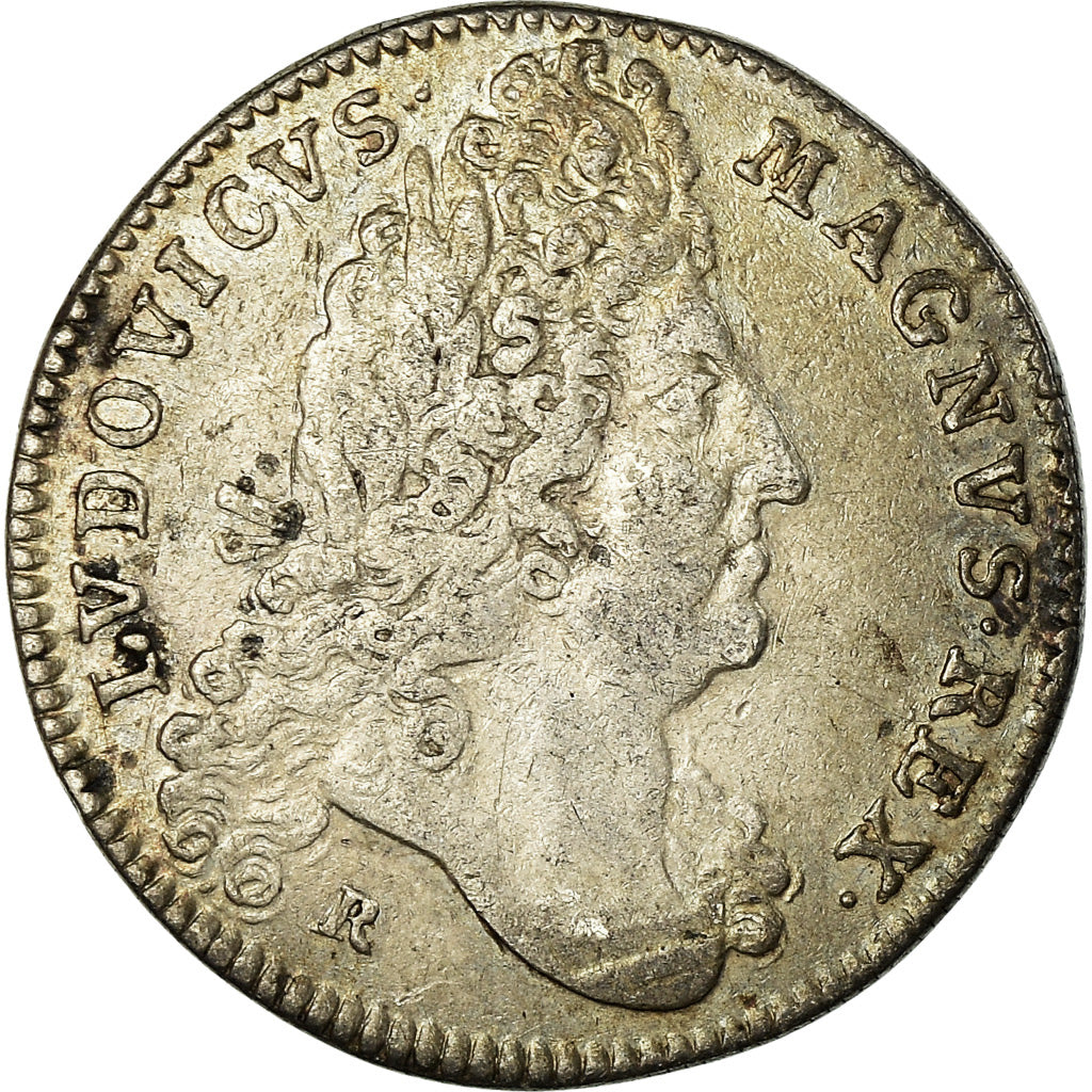 France, Token, Louis XIV, Bâtiments du Roi, History, 1698, EF(40-45), Silver