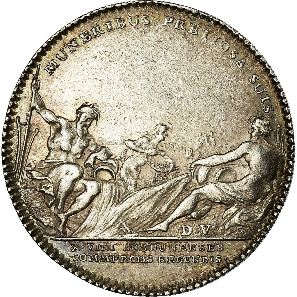 France, Token, Chambre de Commerce de Lyon, History, Duvivier, MS(60-62)