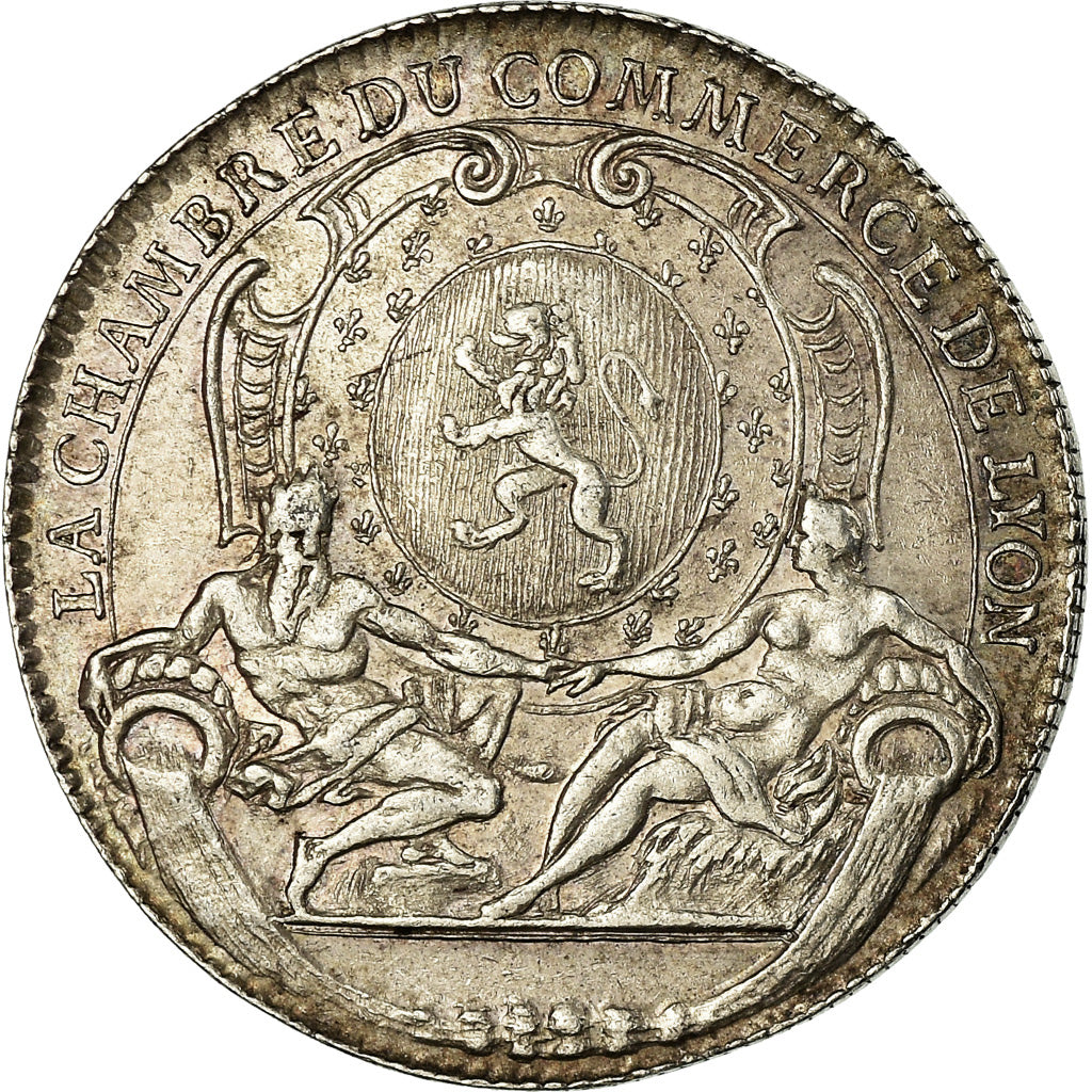 France, Token, Chambre de Commerce de Lyon, History, Duvivier, AU(55-58)